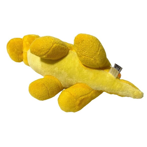 Prextex Stegosaurus Dinosaur Plush 12" Yellow - Picture 5 of 7